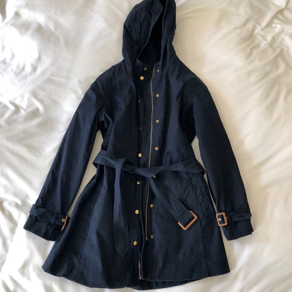 Banana Republic Navy Trenchcoat